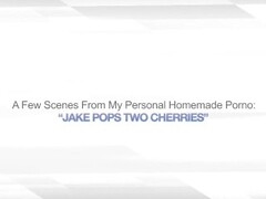 JAKE POPS TWO CHERRIES – REAL AMATEUR THREESOME Thumb