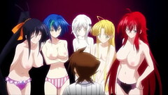 The girls show Issei their boobs Thumb