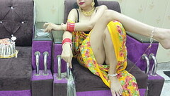 Indian beautiful Saara bhabhi celebrate her birthday with devar ji saara bhabhi give return gift dev Thumb