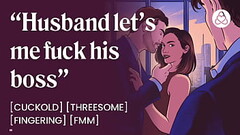 Fucking my husband&#039_s boss in front of him [cuckold] [erotic audio porn] Thumb