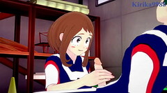 Ochako Uraraka and Izuku Midoriya intense sex. - My Hero Academia Hentai Thumb