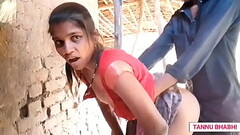Desi Indian girl fucking with boyfriend in doggy style Thumb