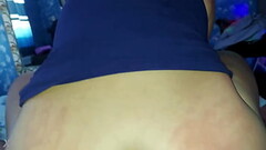 Mi mujer madura culona nuevamente saltando en mi verga con su enorme culote a full anal Thumb