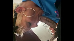Sexy blonde milf Slurps &ldquo_RRR&rdquo_ with skill Thumb