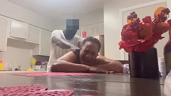 Bent Her Over and Fucked Her Pussy Raw In The Kitchen Thumb