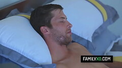 Blonde stepmom Alice Chambers fucks with her stepson under shower Thumb