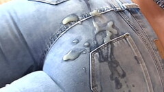 I raise my jeans so that my stepson can cum in my ass, full of milk from a big cock Thumb