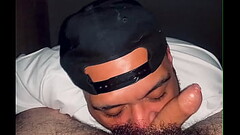 My friends husband wanted his cock and balls worshipped Thumb