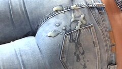 Stepson is very excited and I allow him to cum in my ass with his jeans on Thumb