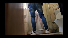 my stepsister playing with my stepmoms see thru dildo in the shower ,I almost fuck her Thumb