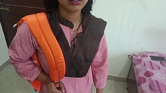 Alpana was fucking with boyfriend on college time and college uniform sex in clear Hindi audio she w Thumb