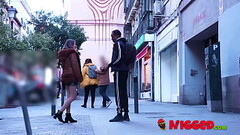 Melanie offers sex to random black guys in the street: She took the challenge! Thumb