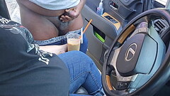 I Asked A Stranger On The Side Of The Street To Jerk Off And Cum In My Ice Coffee (Public Masturbati Thumb