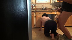 french amateur stepmom gets big cumshot on her ass Thumb