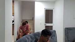 Follo a mi hermanastra y su esposo no se da cuenta de nada. Parte 2. Follamos bien rico en las escal Thumb