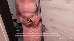XXX The teacher fucked a luxury, hot, lustful, young student and finished on her pussy - Mila Liones Thumb