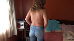 I want you to fuck me in the ass, beautiful stepmother moans while masturbating very excited Thumb