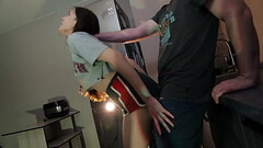 Stepsis want to make sloppy blowjob in front of camera Thumb