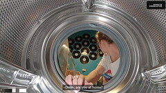 Step Sister Got Stuck Again into Washing Machine Had to Call Rescuers Thumb