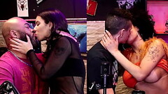 Gostosa se anima pra beijar o Senhor Black, e sua esposa n&atilde_o perde tempo - Dieni Ga&uacute_ch Thumb