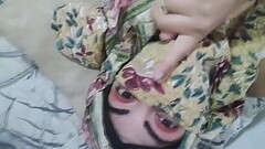 Hijab Horny Arab MILF Wife Masturbates Squirting Pussy To Wet Orgasm While Husband Praying In Other  Thumb