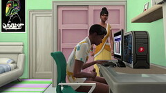 Indian Stepmom catches her stepson masturbating in front of the computer watching porn videos || adu Thumb