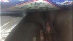 Ebony BBW play with her big boobs Thumb