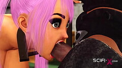 Sci-fi sex android fucks hard a sexy girl in the bunker Thumb
