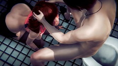 Hentai 3D Uncensored - Shien Hardsex in Toilet - Japanese Asian Manga Anime Film Game Porn Thumb