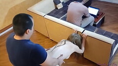 Mi Cu&ntilde_ado me Follara como una Puta Mientras mi Marido Trabaja en la Lapto NTR Thumb