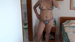 First time I go to the beach with stepson, I show myself and we end up having sex Thumb