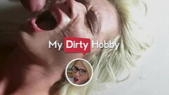 Sexy Blonde (Tatjana-Young) Has All Of Her Holes Filled With 3 Large Cocks - My Dirty Hobby Thumb
