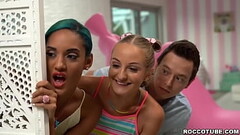 Perv Stepdad Eric Everhard wants his stepson Nikki Nuttz to fuck his stepmom and stepsisters in a gr Thumb