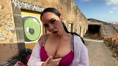 Mi novio me obliga a tocarme al aire libre y me graba Thumb