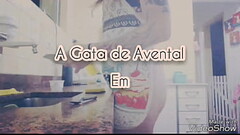 A Gata de Avental - lavando lou&ccedil_as s&oacute_ de lingerie e avental Thumb