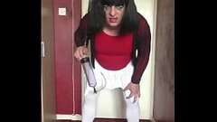 sissy crossdresser when are you going to fill my piss tube up with piss so i can swallow it Thumb
