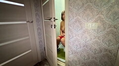 milf forgot to close the door to the toilet and made a blowjob and gave it to her ass Thumb