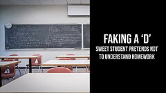 Faking a &#039_D&#039_ | sweet student ds not to understand content to stay after class with you [Te Thumb