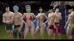 Dragon Ball Porn Epi 45 Milk Madre y Esposa Fiesta en la Piscina Madres Folladas por sus Hijos Inter Thumb