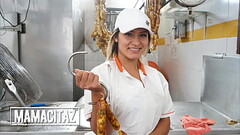 CARNEDELMERCADO - (Camila Santos, Cristian Cipriani, Logan Salamanca) - Horny Big Ass Latina Babe Ge Thumb
