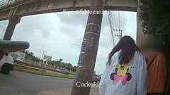 Desafio corno! Hotwife t&iacute_mida entrando com Neg&atilde_o no caf&eacute_ como namoradinhos e o  Thumb