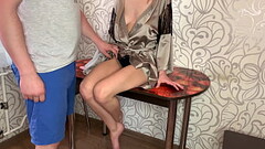 I took advantage of the wet pussy of my friend&#039_s mom on the kitchen table Thumb