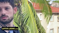 Slender Cute Boy Sees This Hot Latin Macho Naked And Gets Invited To Take His Cock Deep In His Butt Thumb