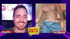 Stripper  de Felipe Le&atilde_o  durante live do PapoMix - Parte 3 - Final - WhatsApp (11) 94779-151 Thumb