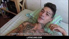 LatinCums.com - Young Tattooed Latino Twink Boy Kendro Fucked By Straight Guy For Cash Thumb