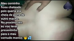 Primeira vez da minha futura esposa com outro macho: o comedor n&atilde_o aguentou o tes&atilde_o de Thumb