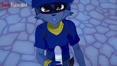 Sly Cooper Furry Yiff Yaoi - Fox x Sly Cooper, Handjob, Blowjob &amp_ Anal with multiple cums Thumb