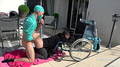 sexy Hanydcapped twink used bareback by kevin DAVID for CRUNCHBOY !! i was his dream to make a porn  Thumb
