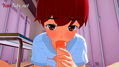 Yaoi 3D - Naru x Shiro [Yaoiotube&#039_s Mascot] Handjob, blowjob &amp_ Anal Thumb
