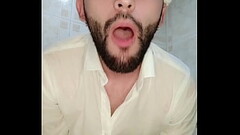 My Christmas Gift To You Xmas Jerking Off My Big Uncut Cock Until I Cum My White Load. Thumb